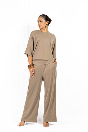 Spodnie damskie ELLA Beige