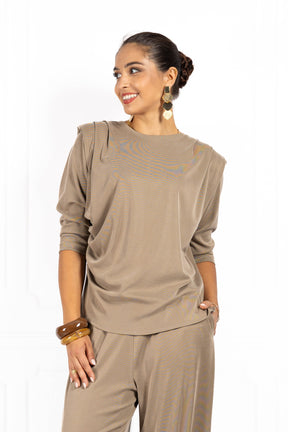 Bluzka damska ELLA SHAPE Beige