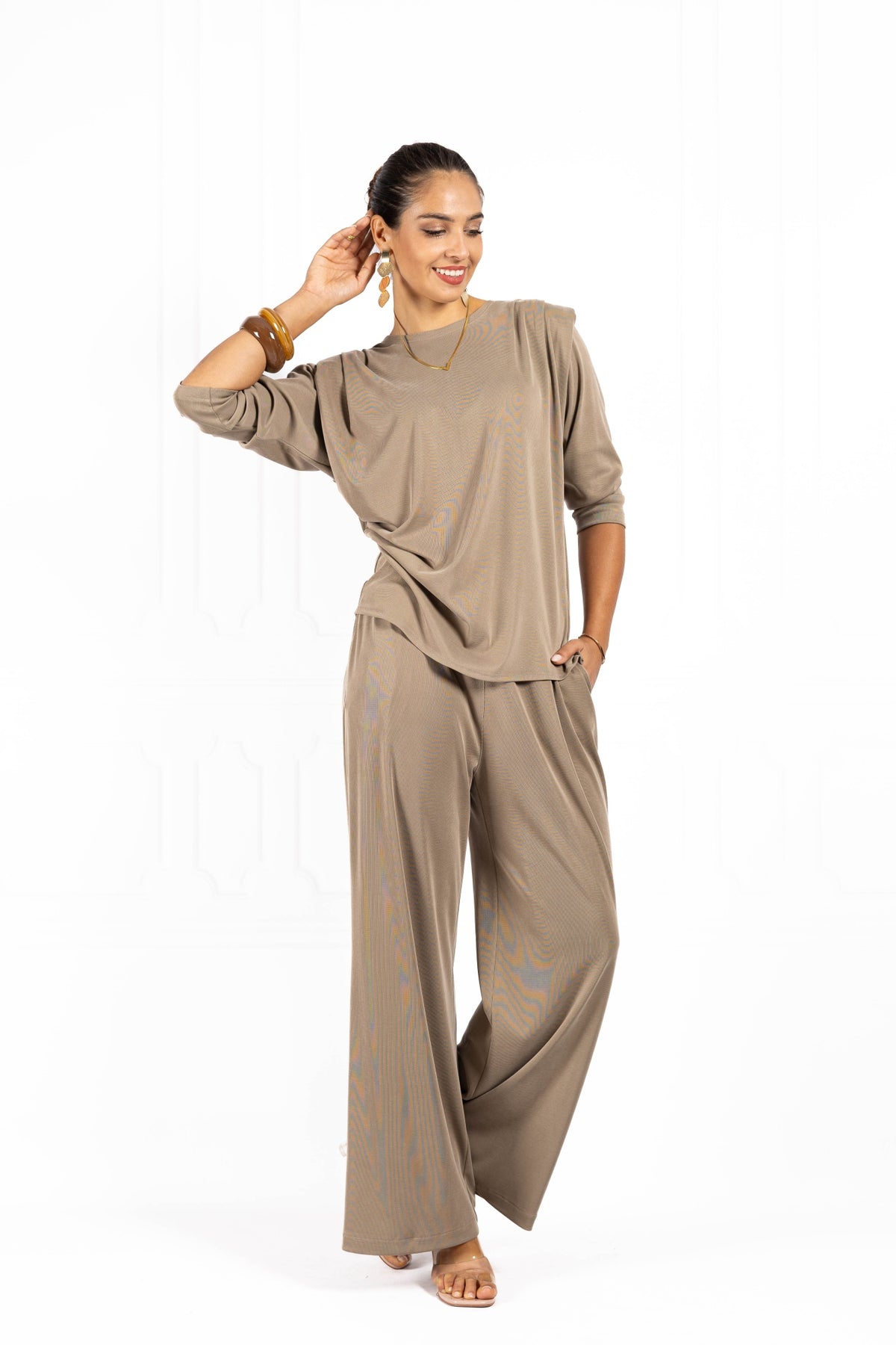 Bluzka damska ELLA SHAPE Beige