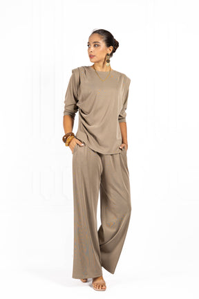 Bluzka damska ELLA SHAPE Beige