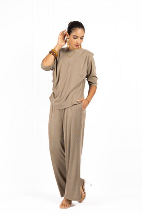 Bluzka damska ELLA SHAPE Beige