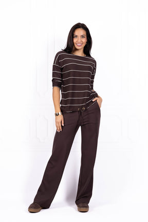 Bluzka damska JOANNA Brown