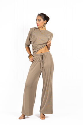 Spodnie damskie ELLA Beige