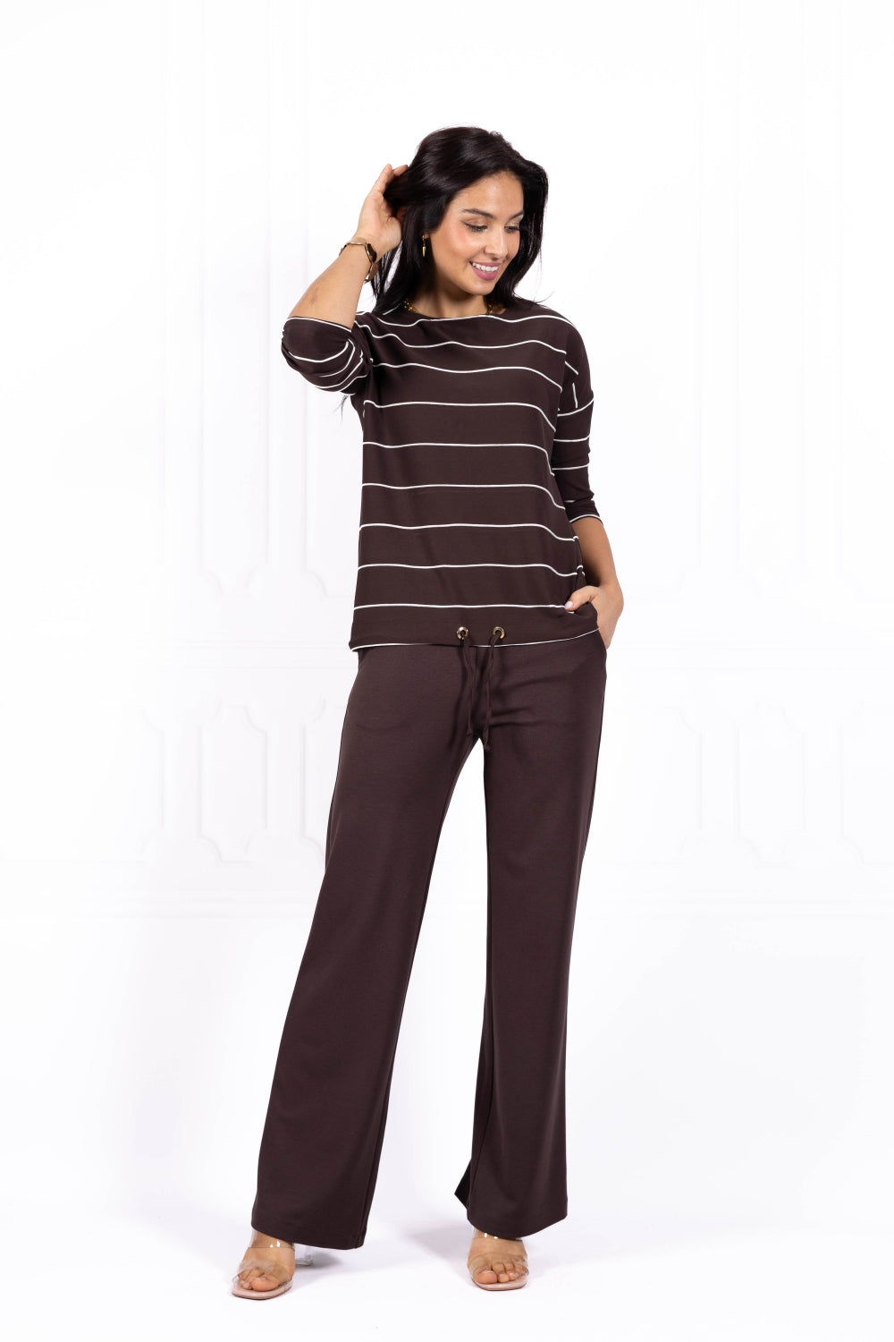 Bluzka damska JOANNA Brown