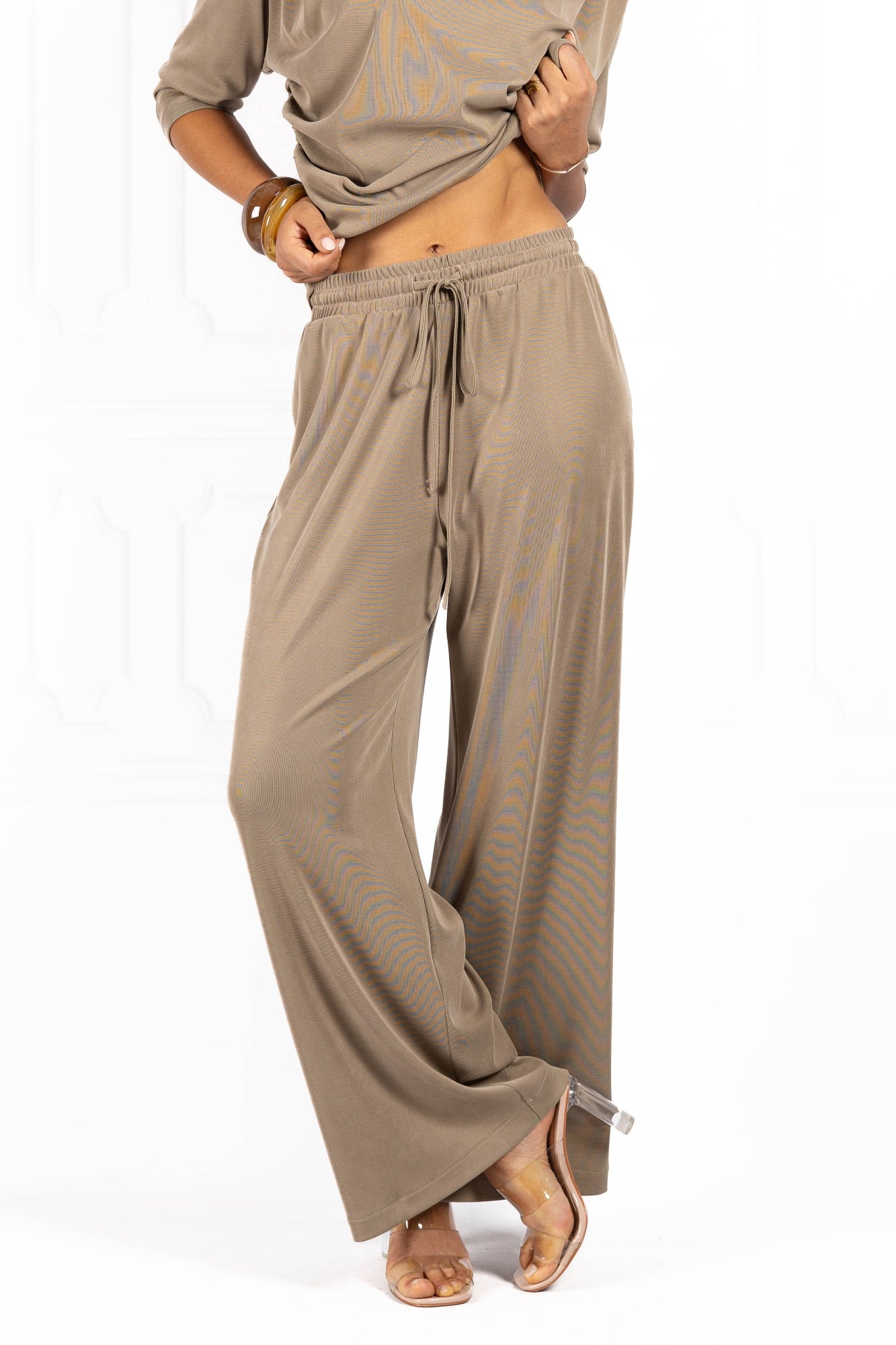 Spodnie damskie ELLA Beige