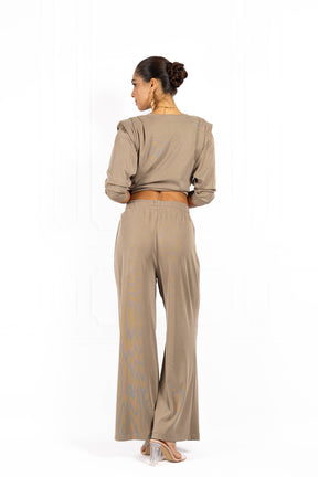 Spodnie damskie ELLA Beige