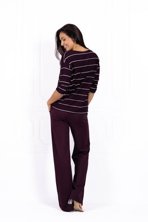 Bluzka damska JOANNA Wine