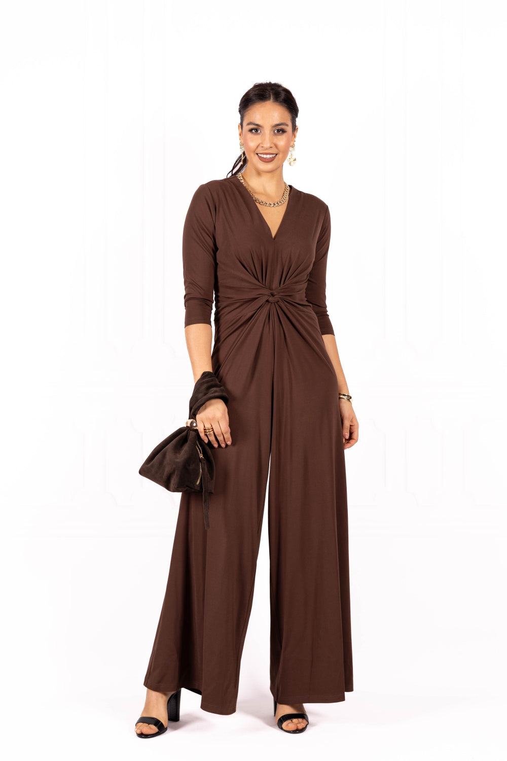 Kombinezon damski LARA Brown