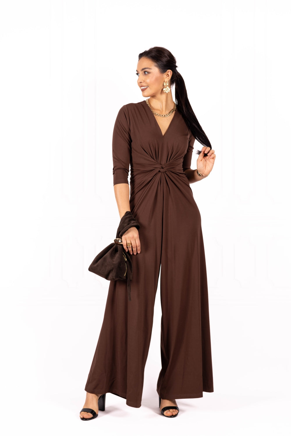 Kombinezon damski LARA Brown