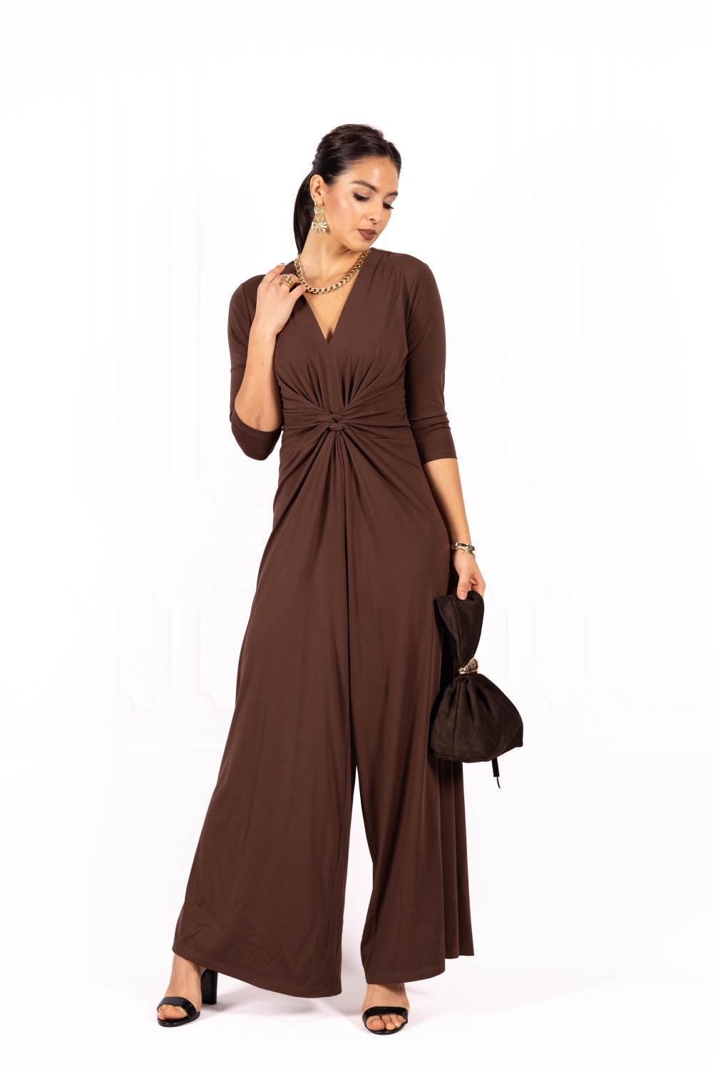 Kombinezon damski LARA Brown