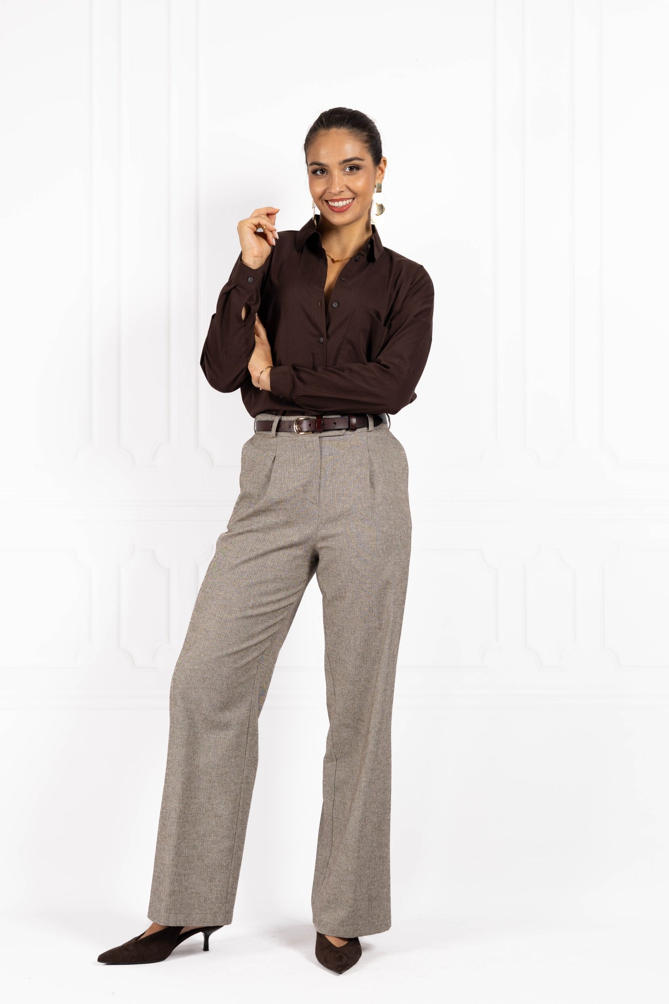 Spodnie damskie MONACO Beige