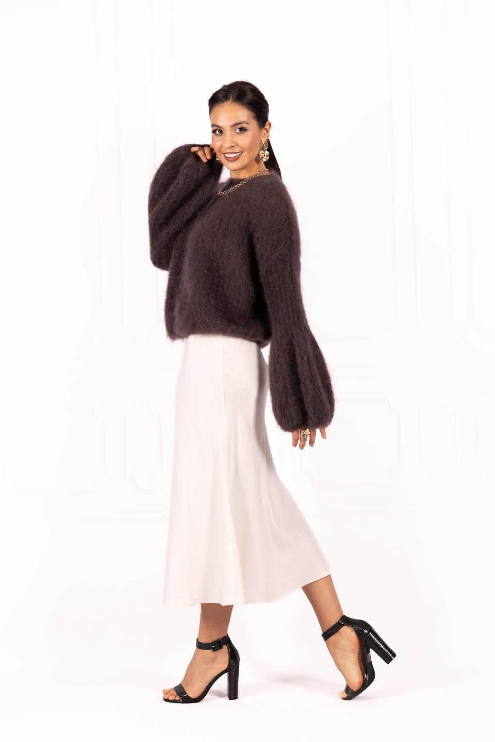 Spódniczka SIMONE Ecru