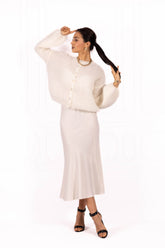 Spódniczka SIMONE Ecru