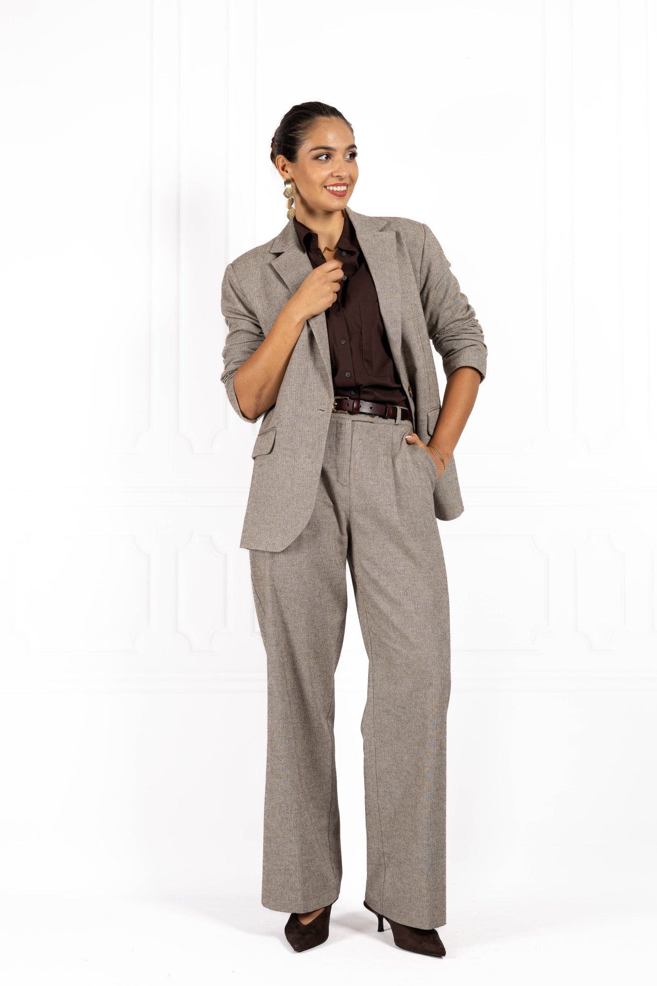 Spodnie damskie MONACO Beige