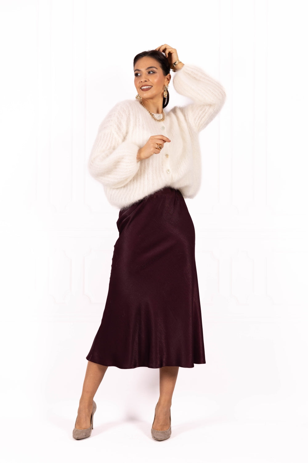 Sweter GABRIELLE Ecru