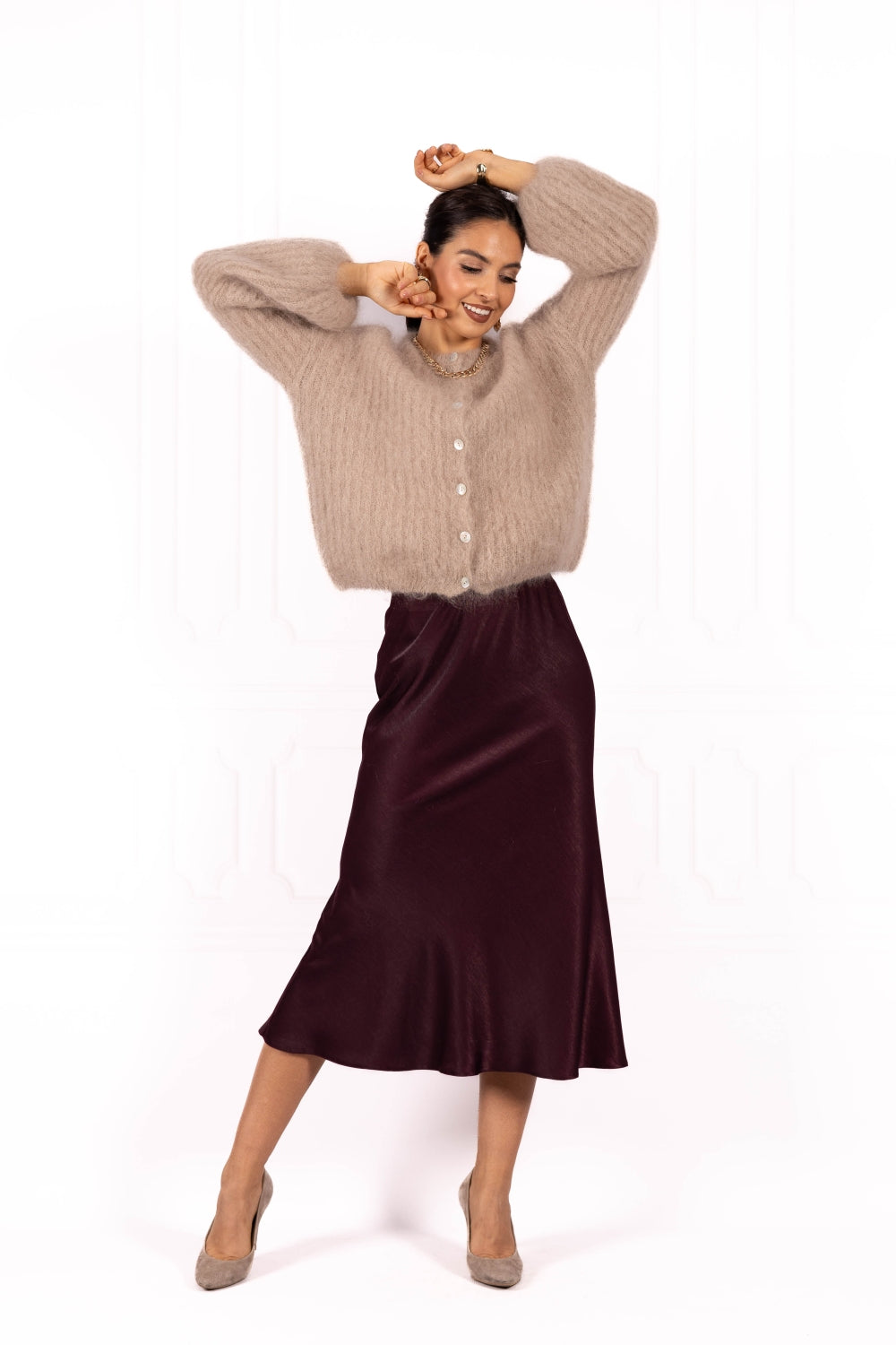 Spódniczka SIMONE Plum