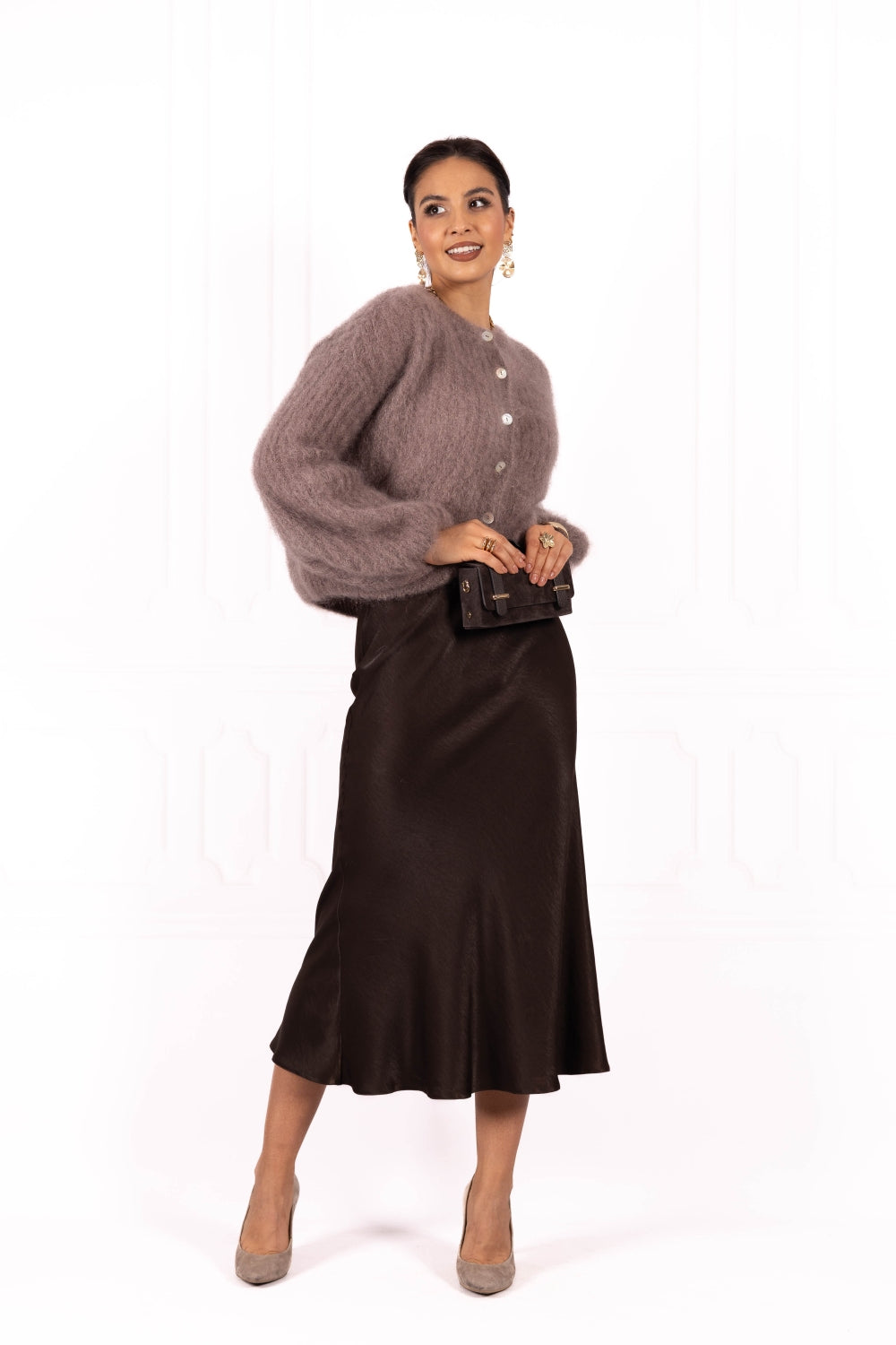 Spódniczka SIMONE Dark chocolate