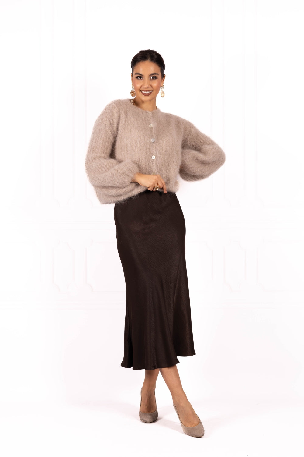 Sweter GABRIELLE Nude beige