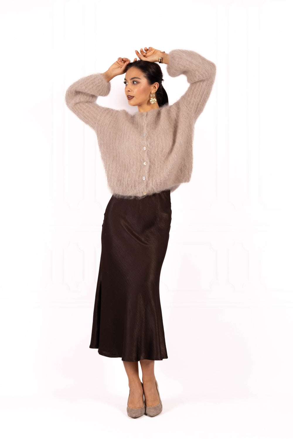 Sweter GABRIELLE Nude beige