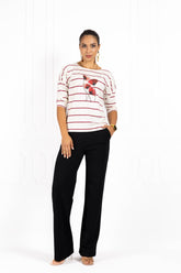 Bluzka damska JOANNA Autumn Ecru