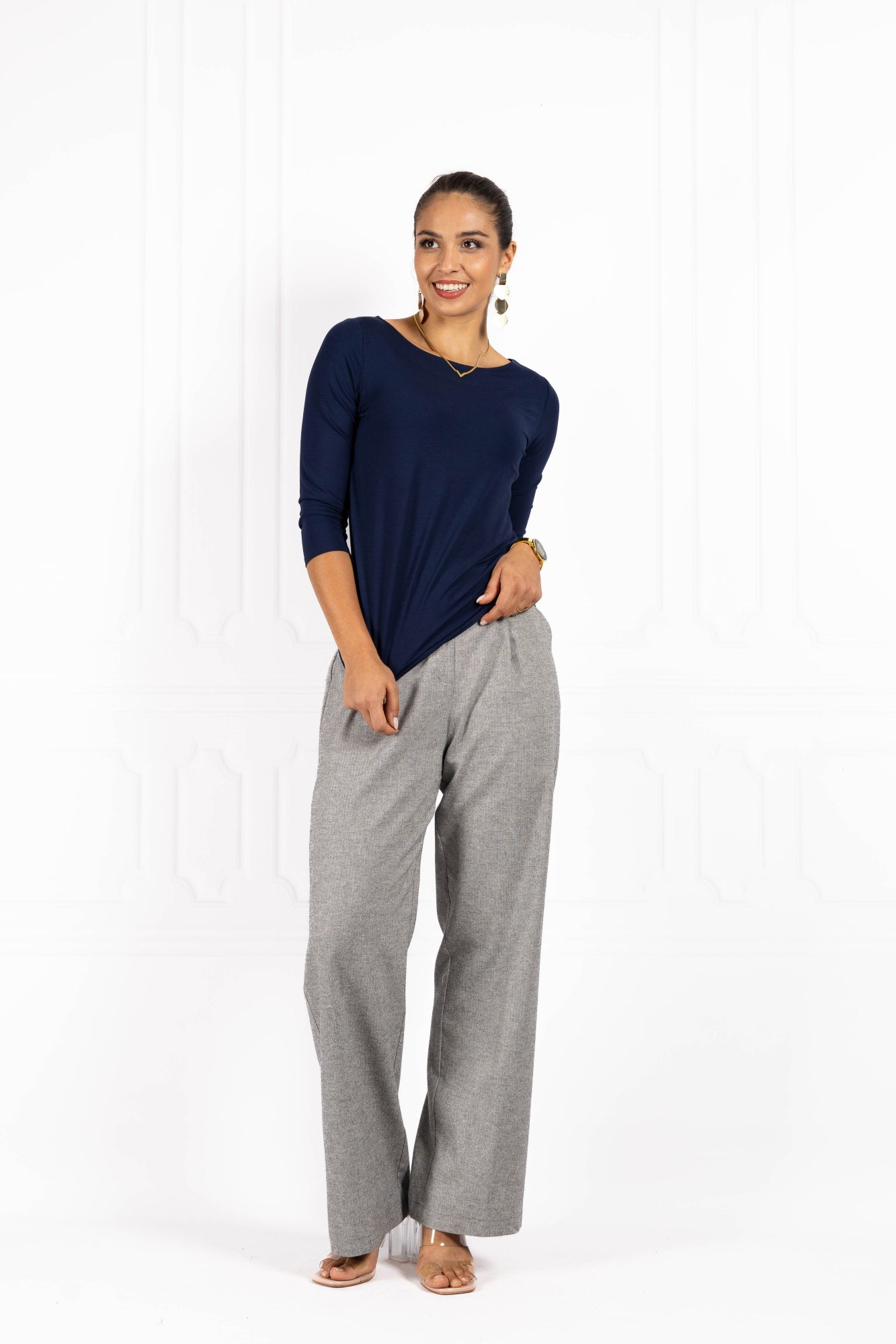 Bluzka damska BASIC II Navy