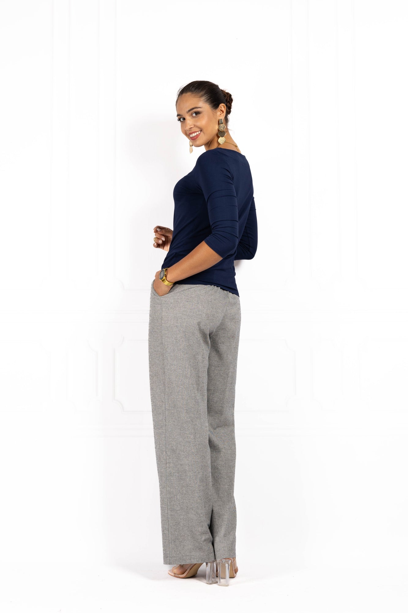 Bluzka damska BASIC II Navy