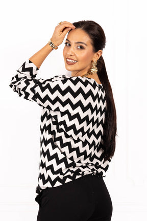 Bluzka damska ZIG ZAG