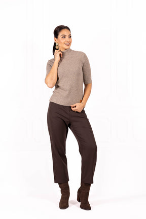 Sweterek damski w prążek LÉA