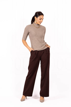 Sweterek damski w prążek LÉA