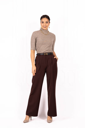 Sweterek damski w prążek LÉA