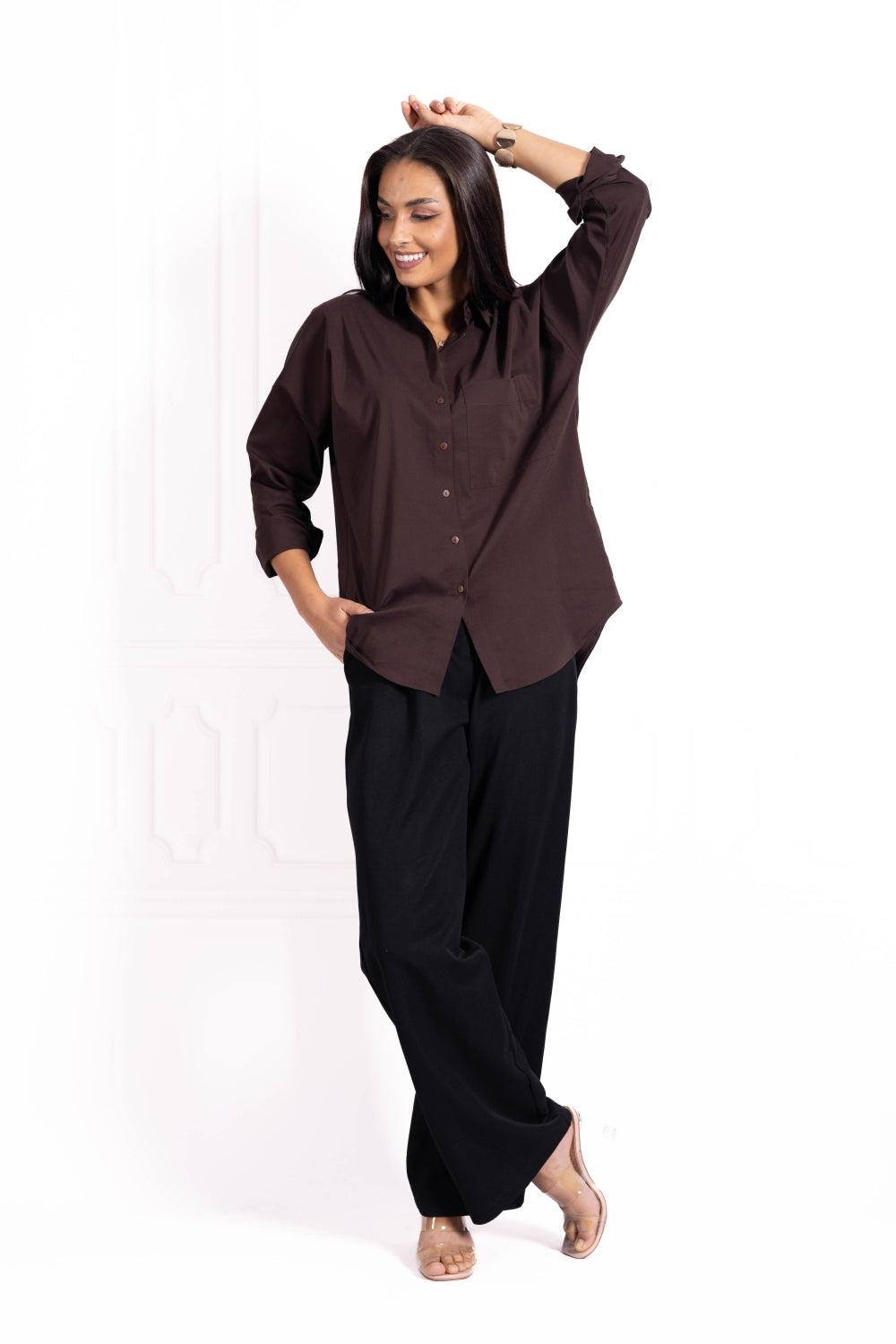 Koszula damska MICHELLE Brown