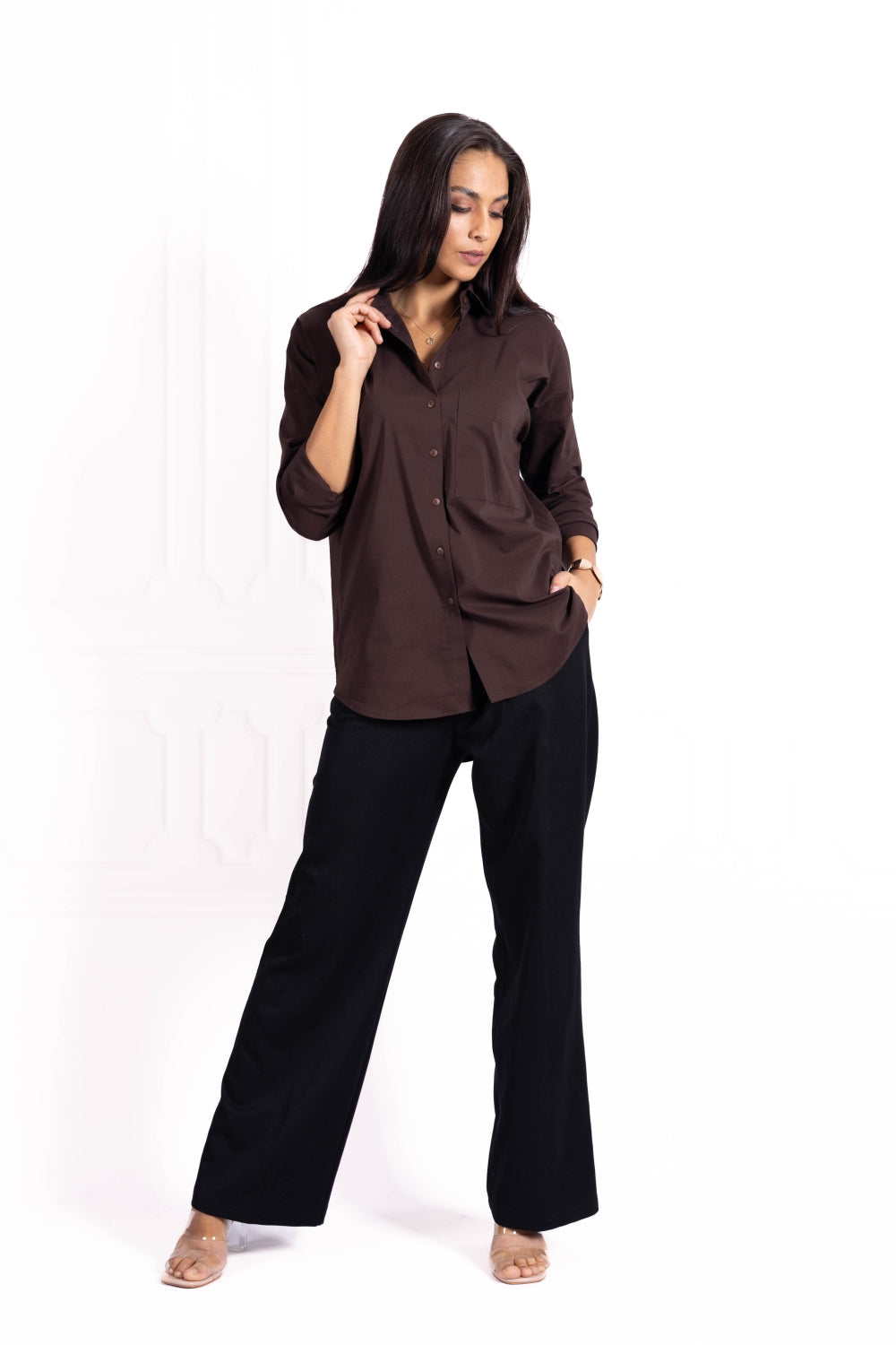 Koszula damska MICHELLE Brown