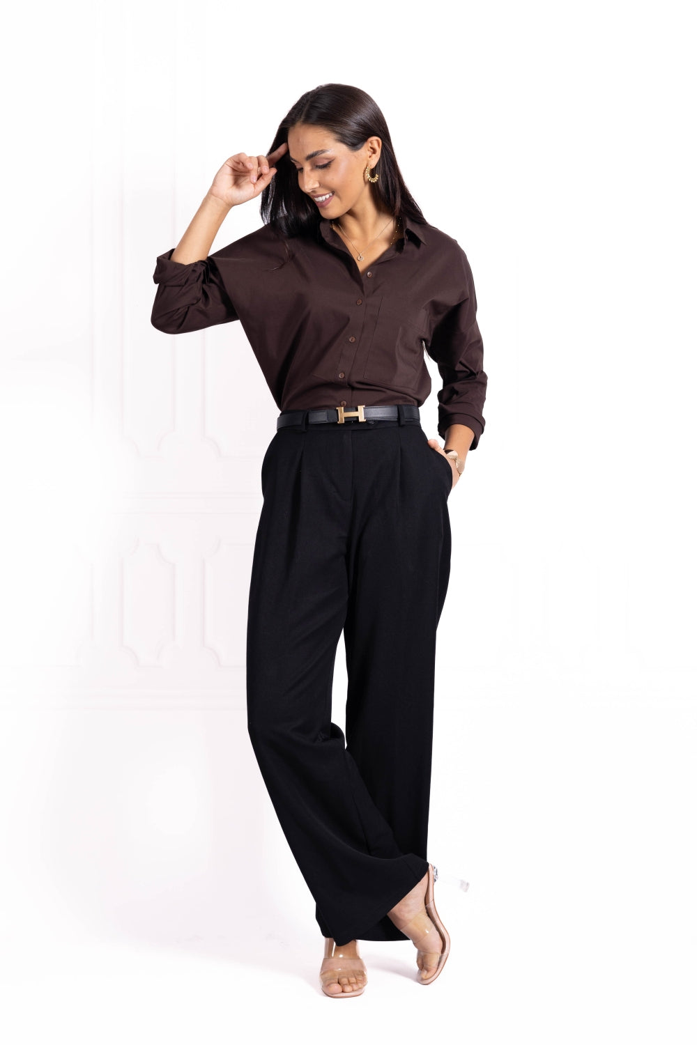 Koszula damska MICHELLE Brown