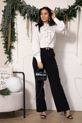 Koszula damska SANDRA Ecru