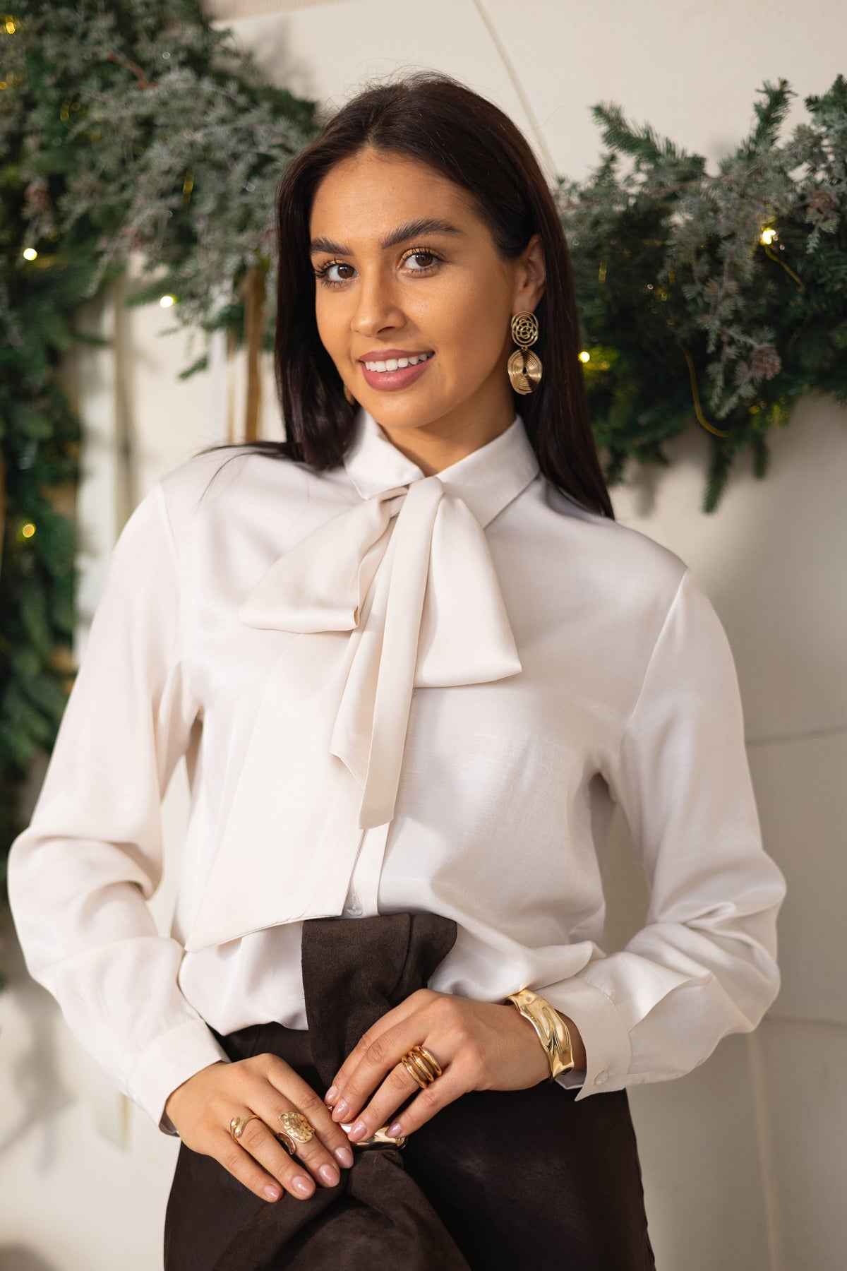 Koszula damska ISABELLA Ecru