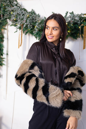 Koszula damska ISABELLA Dark brown