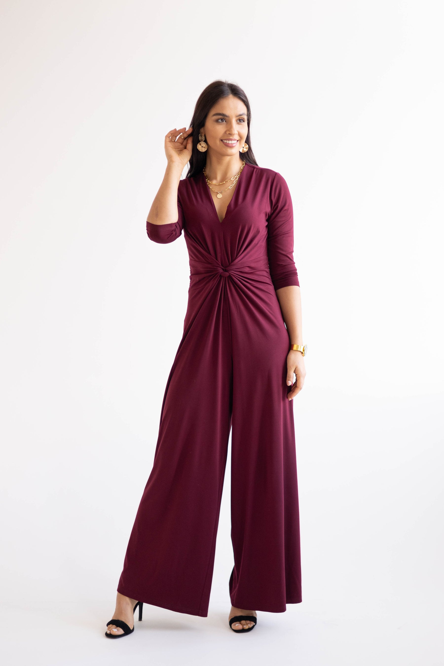 Kombinezon damski LARA Wine