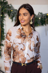 Koszula damska VIVA Ecru