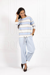 Bluzka damska JOANNA Baby blue