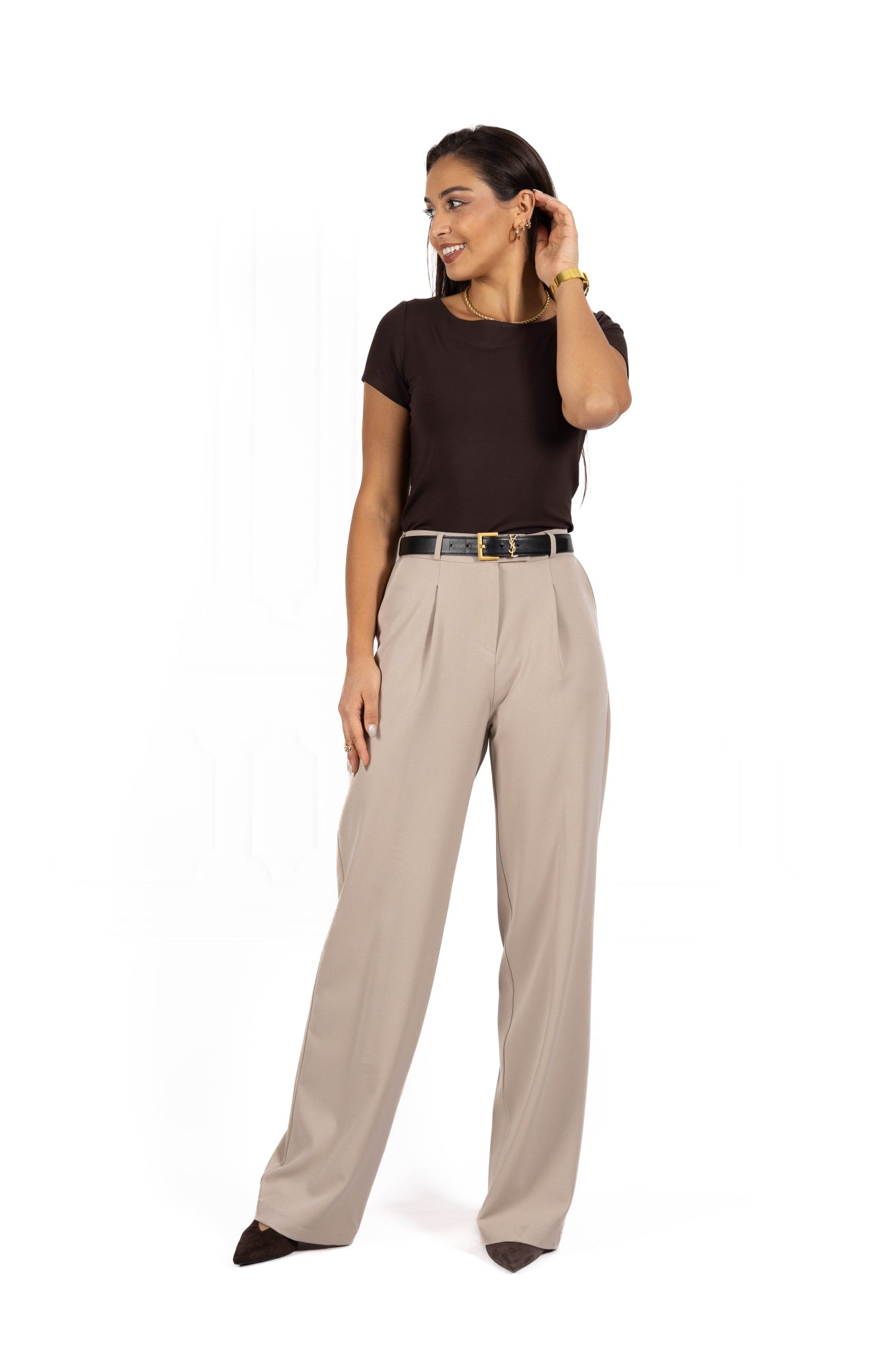Bluzka damska BASIC Brown