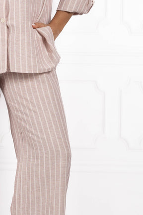 Komplet z lnu BLUSH Rose