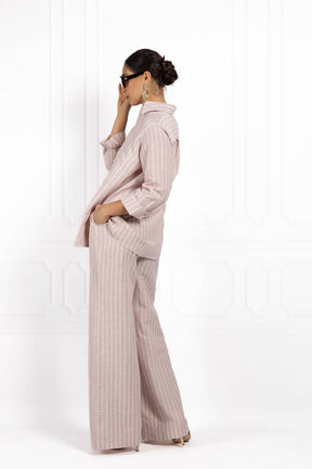 Komplet z lnu BLUSH Rose