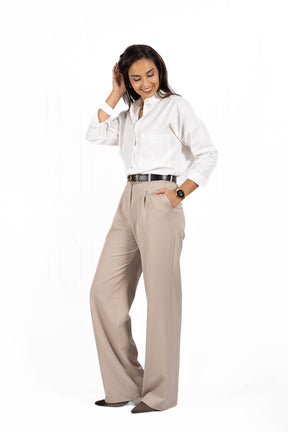 Koszula damska MICHELLE Light ecru