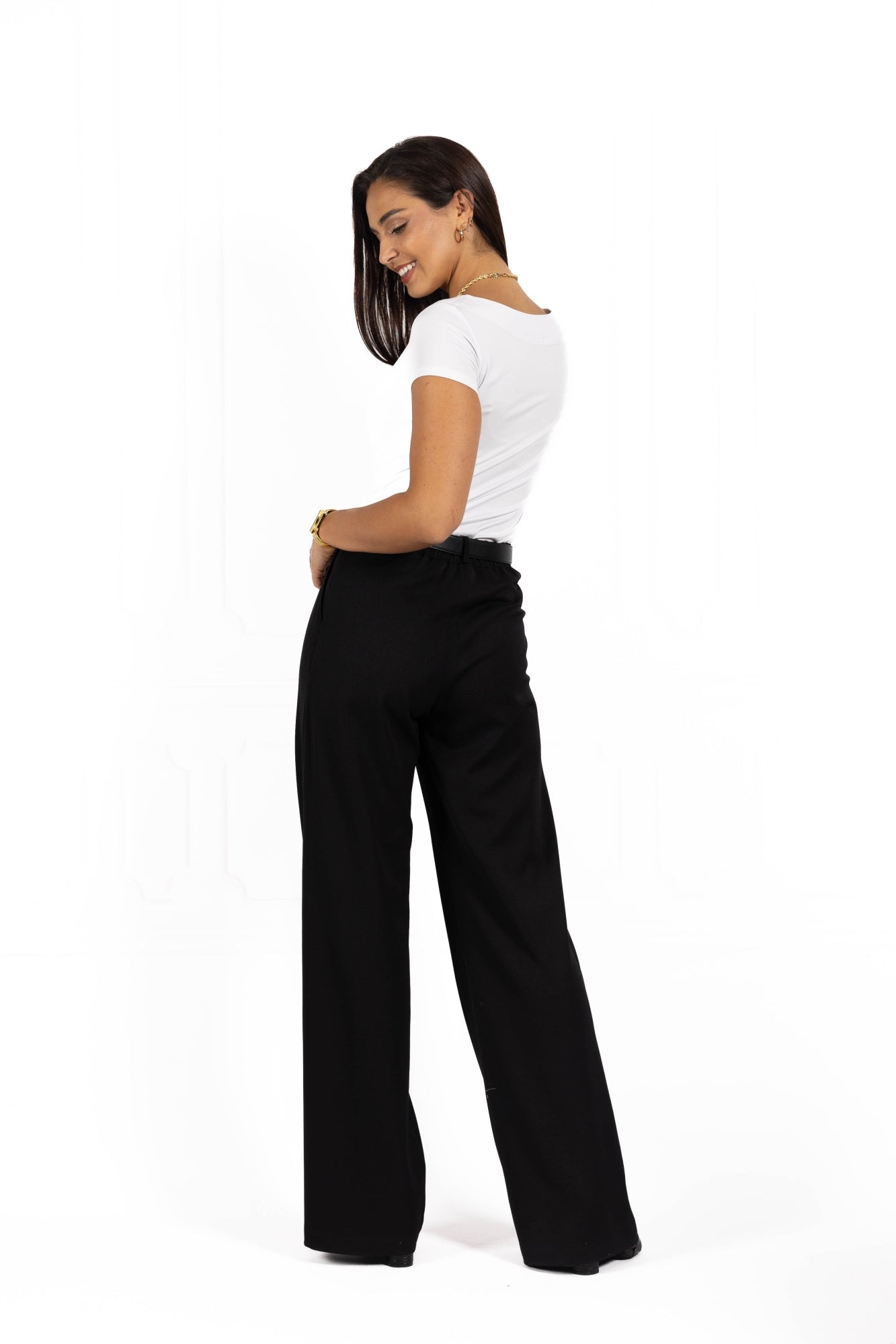 Spodnie damskie AFIYA Black