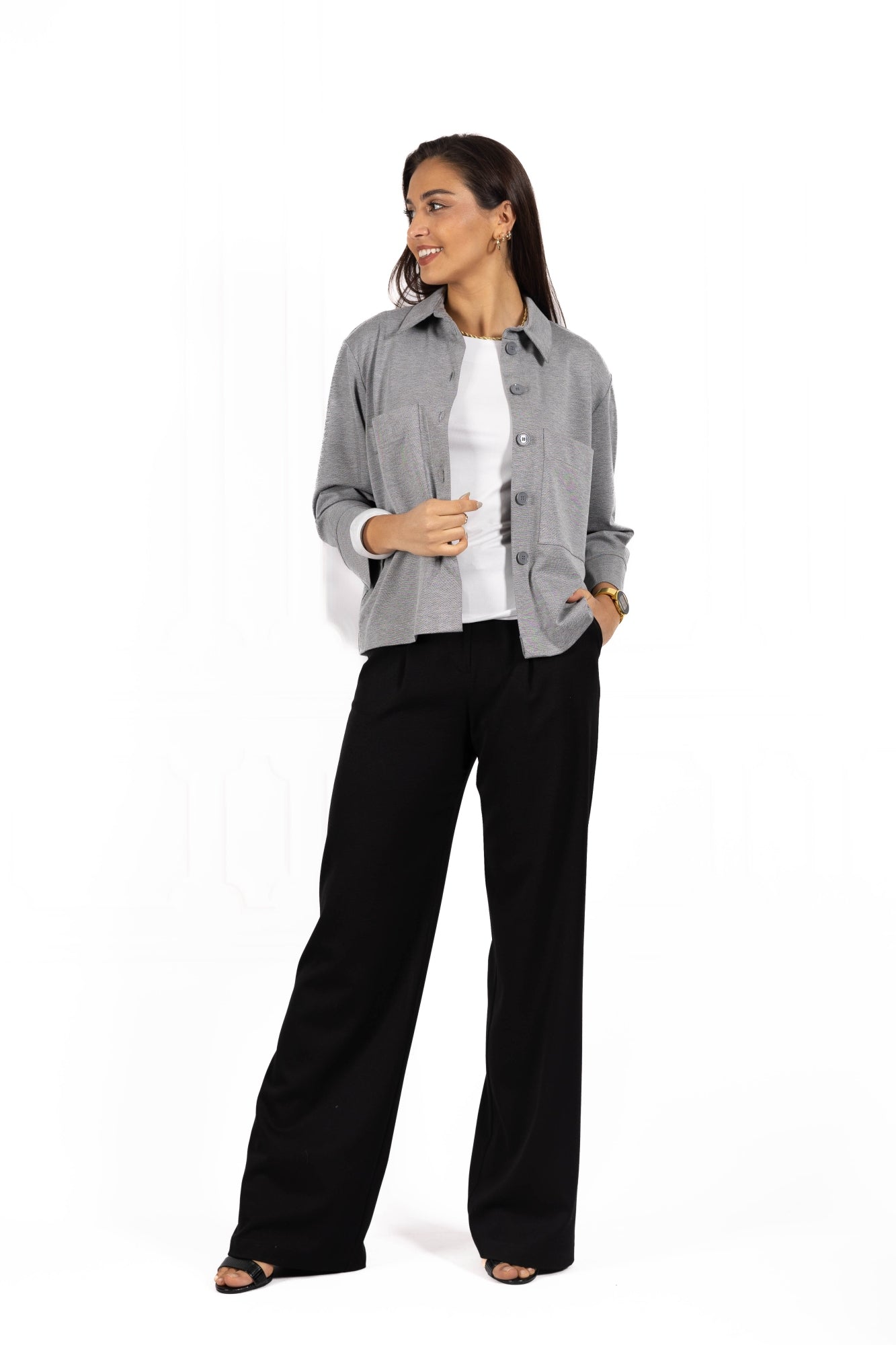 Koszula damska FLOW Grey