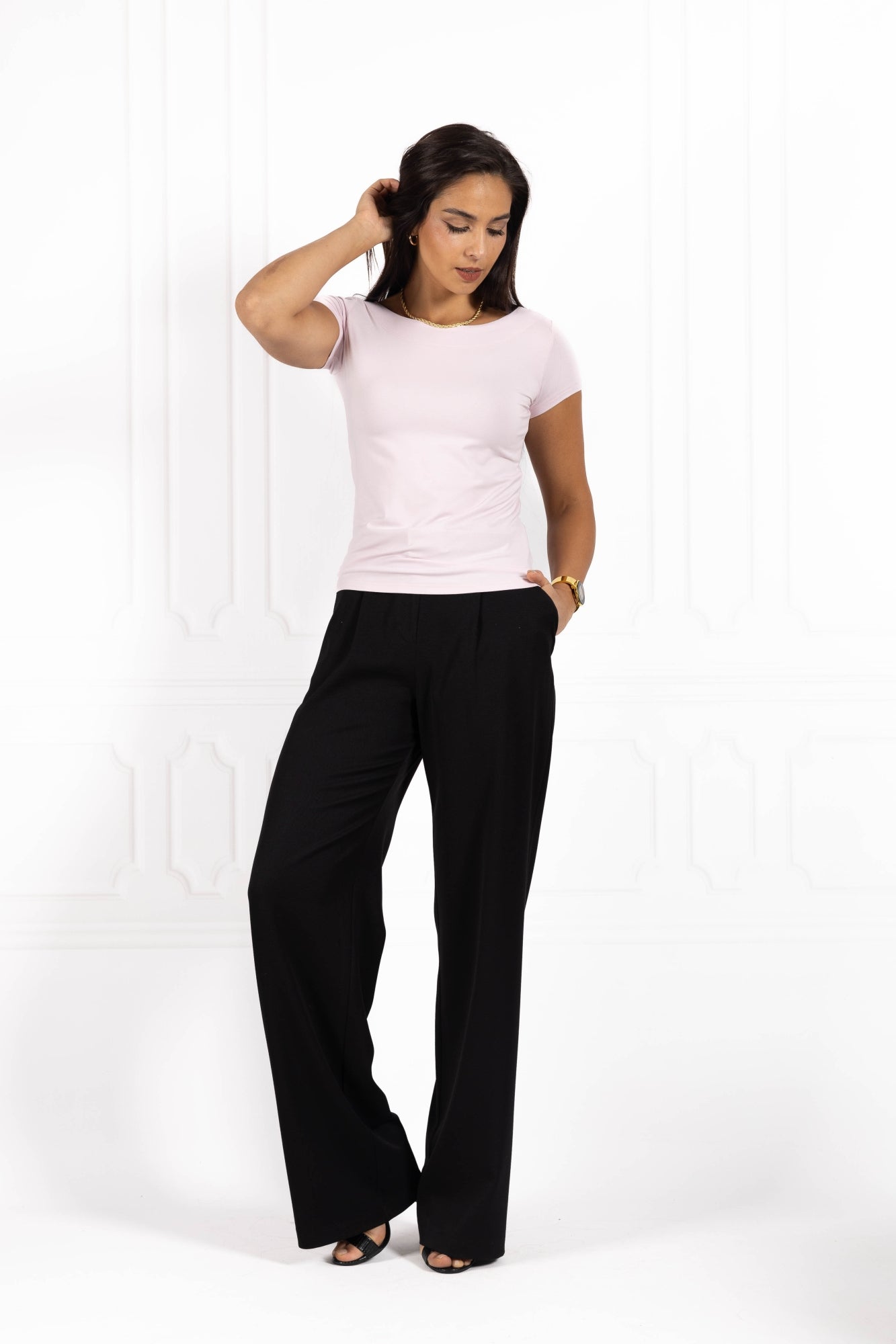 Bluzka damska BASIC Light pink